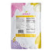 A white Bossen bag of pineapple powder mix with a yellow and pink food label.