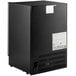 A black rectangular AvaValley commercial wine cooler with a white label.