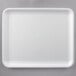 A white CKF styrofoam meat tray.