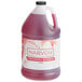 A white jug of Narvon Strawberry Beverage concentrate.