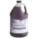 A purple jug of Narvon grape beverage concentrate with a white label.