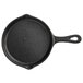 A black Vollrath pre-seasoned cast iron skillet.