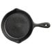 A black Vollrath pre-seasoned cast iron skillet.