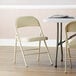 a table and chairs in a room