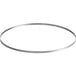 A 72" steel band saw blade for boneless meat.