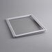 A white rectangular sliding glass lid with a clear window