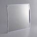 A square white Galaxy bottom glass lid with a handle.