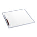 A rectangular sliding glass top lid with a frame and a handle, designed for DFF13 freezers.