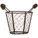 A white Libbey wire pail basket with two handles.