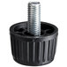 A black plastic cup with a screw on top.