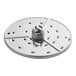 AvaMix Revolution 1/8" Grating / Shredding Disc with holes in it.