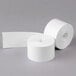 a roll of white paper