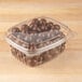 a blurry image of a brown object