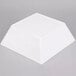 A white square American Metalcraft melamine serving bowl.