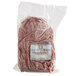 A white package of Warrington Farm Meats Frozen Ground Chuck, Short Rib, and Brisket Hamburger Blend.