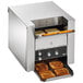 A Vollrath conveyor toaster toasting bread.