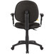 A Boss black office chair with arms.