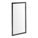 A black rectangular right hinged freezer door.