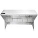 A stainless steel Halifax kitchen hood.