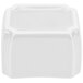 A white square Fiesta sugar caddy.