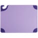 A purple San Jamar allergen-free cutting board.
