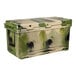 A CaterGator outdoor cooler with a camouflage pattern.