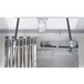 The Halifax Type 1 Concession Trailer / Food Truck Hood System with Fire Suppression with pipes and a metal surface.
