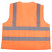 A Cordova orange safety vest with grey reflective stripes.