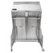 A stainless steel Halifax ventless hood system with Ansul fire suppression.