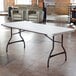 a white table in a room
