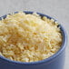 A bowl of shredded lemon zest.