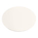 An Art Marble Furniture white circle table top.