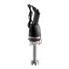 A black and silver Galaxy light-duty immersion blender with a cord.