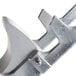 A Vollrath Redco Onion King pusher head assembly with a metal handle.