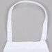 A white Chef Revival bib apron with a pocket.
