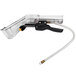 A Sandia clear plastic upholstery tool with a black handle.