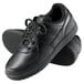 a pair of black shoes