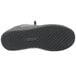 A close-up of the black sole of a Genuine Grip black leather shoe.