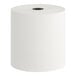 A large white thermal cash register POS paper roll.