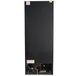 A Beverage-Air black glass door merchandiser refrigerator with stainless steel interior.