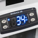 The digital display on a Beverage-Air MarketMax glass door freezer.