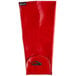 A red San Jamar EZ-KLEEN Sleeve Guard with a black strap.