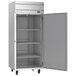 A white Beverage-Air Horizon Series reach-in freezer with an open door.