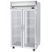 A Beverage-Air Horizon Series top mounted glass door reach-in freezer.