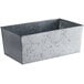 An American Metalcraft galvanized metal rectangular beverage tub.