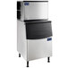 Avantco Ice KMC-500-B3H 30 inch Air Cooled Modular Half Cube Ice Machine with Bin - 500 lb.