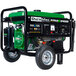 DuroMax XP4850EH Portable Dual Fuel Powered Generator with Electric / Recoil Start and Wheel Kit - 4,850/3,850W, 120V