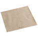 A close-up of a white Hoffmaster FashnPoint dinner napkin.