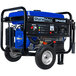 DuroMax XP4400E Portable Gasoline Powered Generator with Electric / Recoil Start and Wheel Kit -4,400/3,500W, 120V