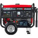 A DuroStar DS4850EH portable generator with wheel kit.